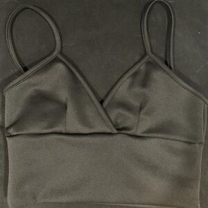 Plain XS black crop top